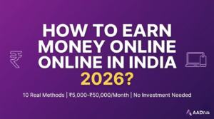 blog header showing how to earn money online in India 2026 guide