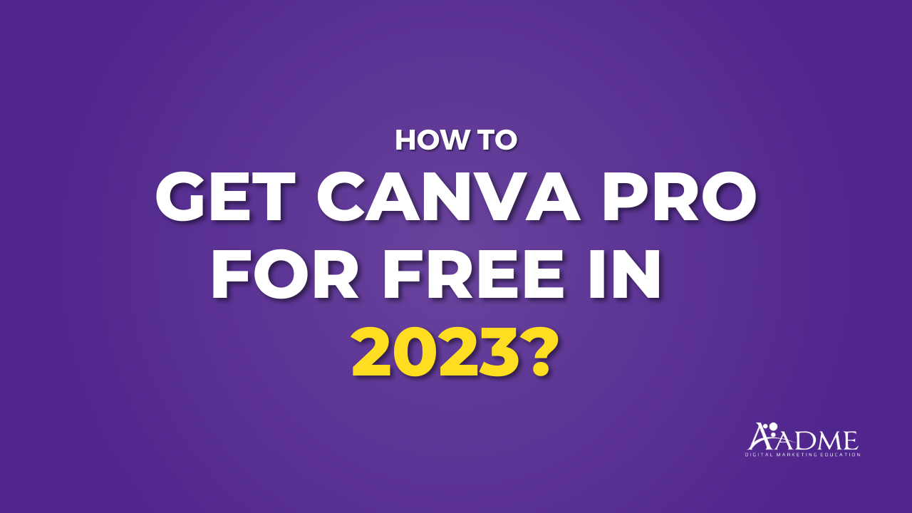 How to get canva pro for free