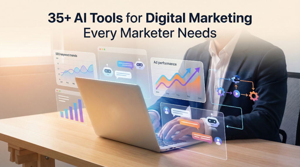 35+ AI Tools for Digital Marketing Every Marketer Needs 2026