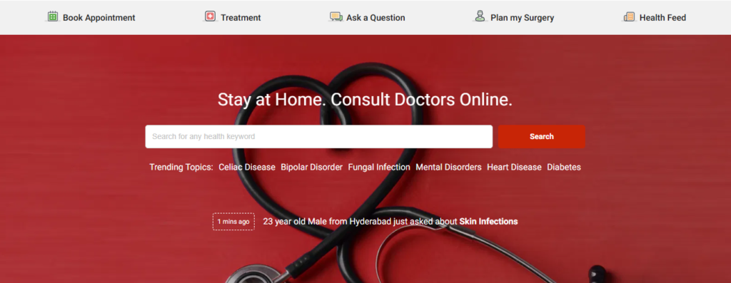 doctor website snapshot