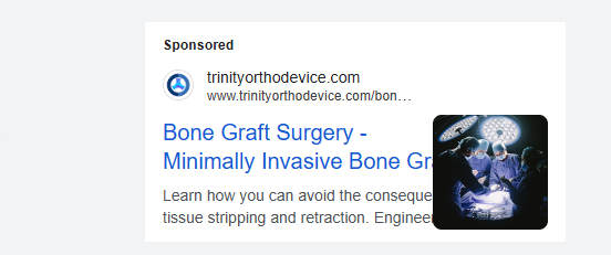 google ads snapshot of doctors