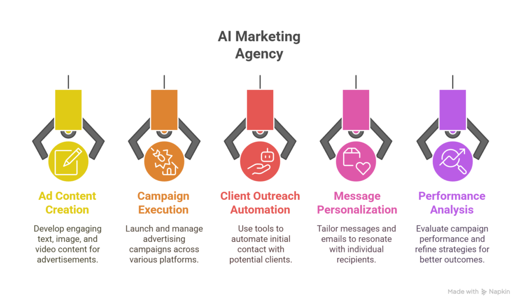 Infographic of What is an AI Marketing Agency