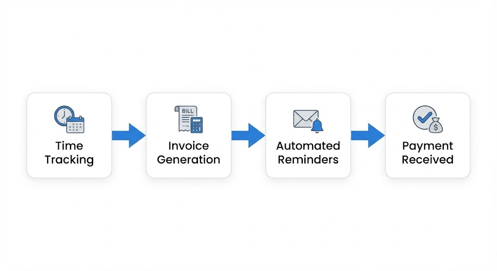time tracking and invoicing automation for freelance projects