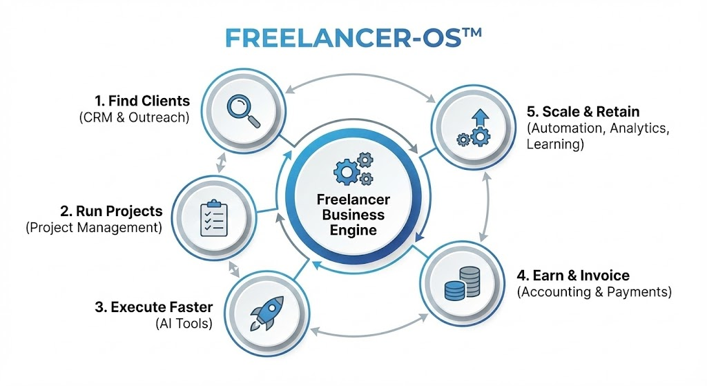 FREELANCER-OS framework for scalable freelance business