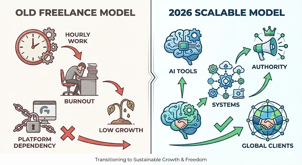 why freelancers struggle to scale income