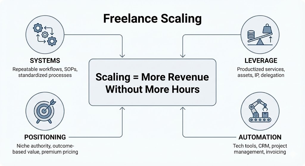 what scaling a freelance business means