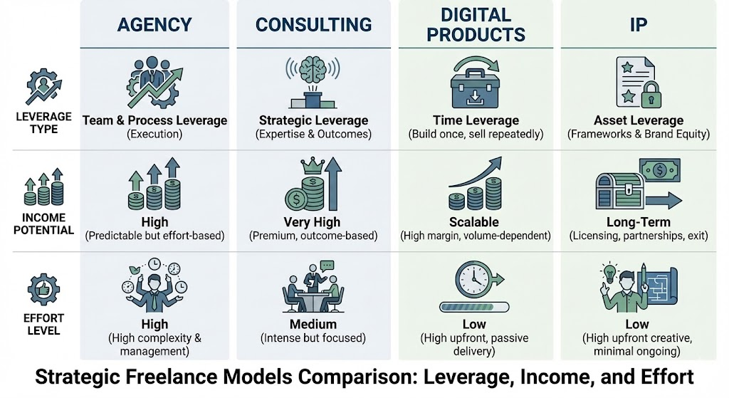 freelance business exit options