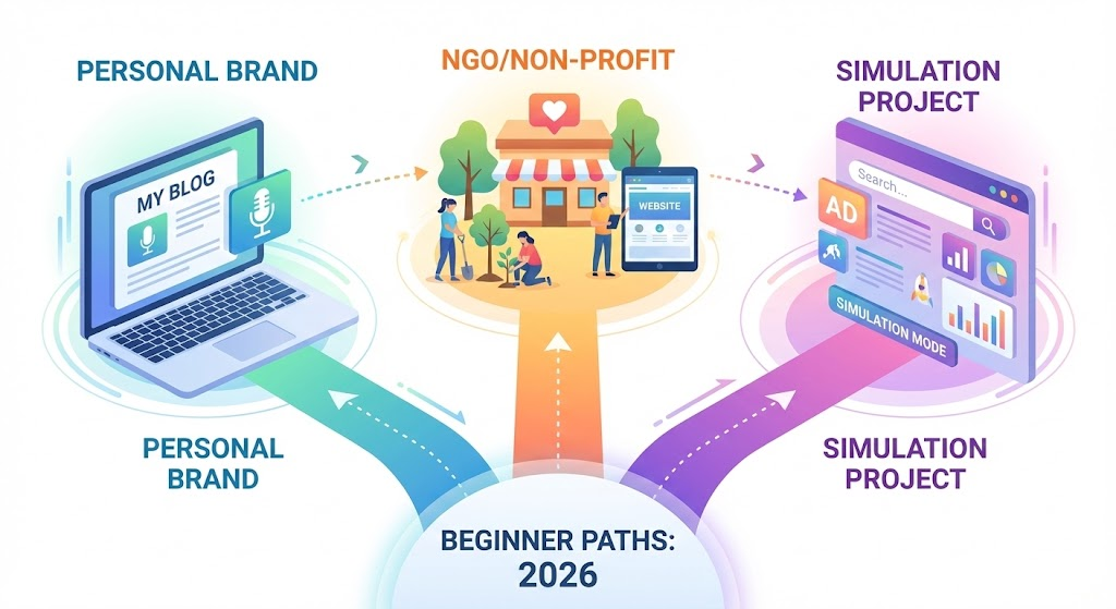 Digital marketing projects without experience