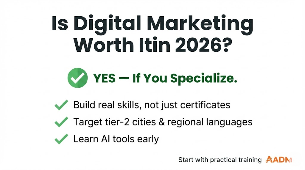 Is Digital Marketing Worth It as a Career in India (2026)?