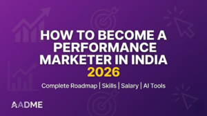 Blog header for how to become a performance marketer in India 2026 guide