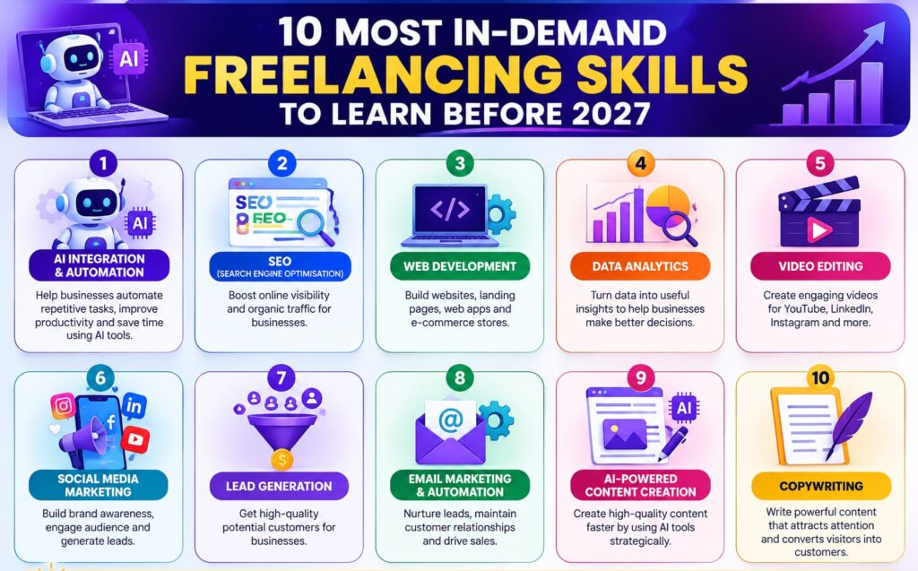 10 most-in demand freelancing skills