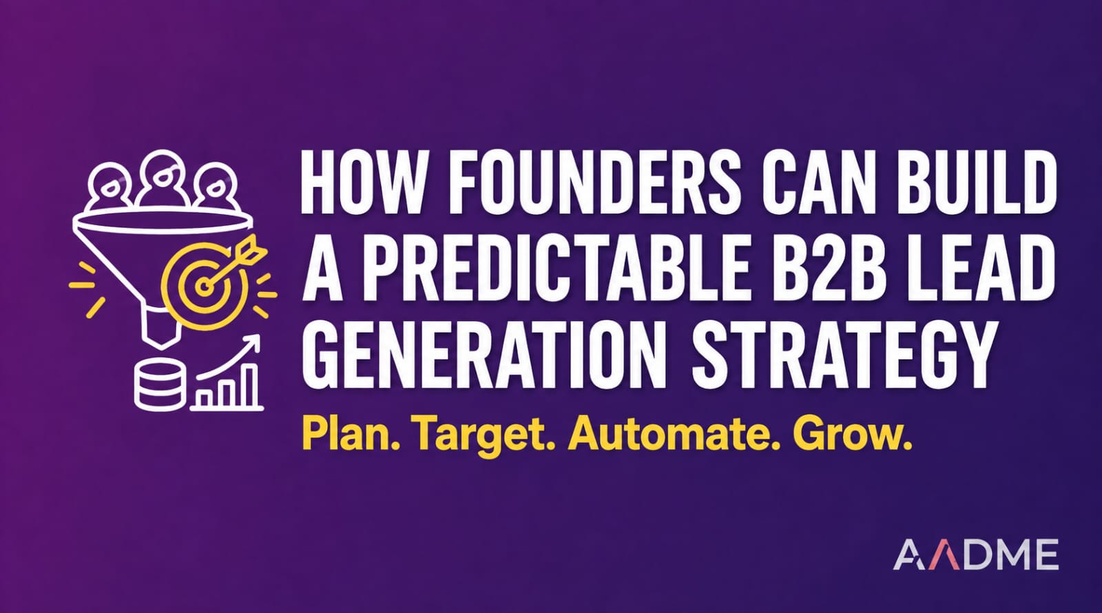 How founders can build a predictable B2B lead generation strategy